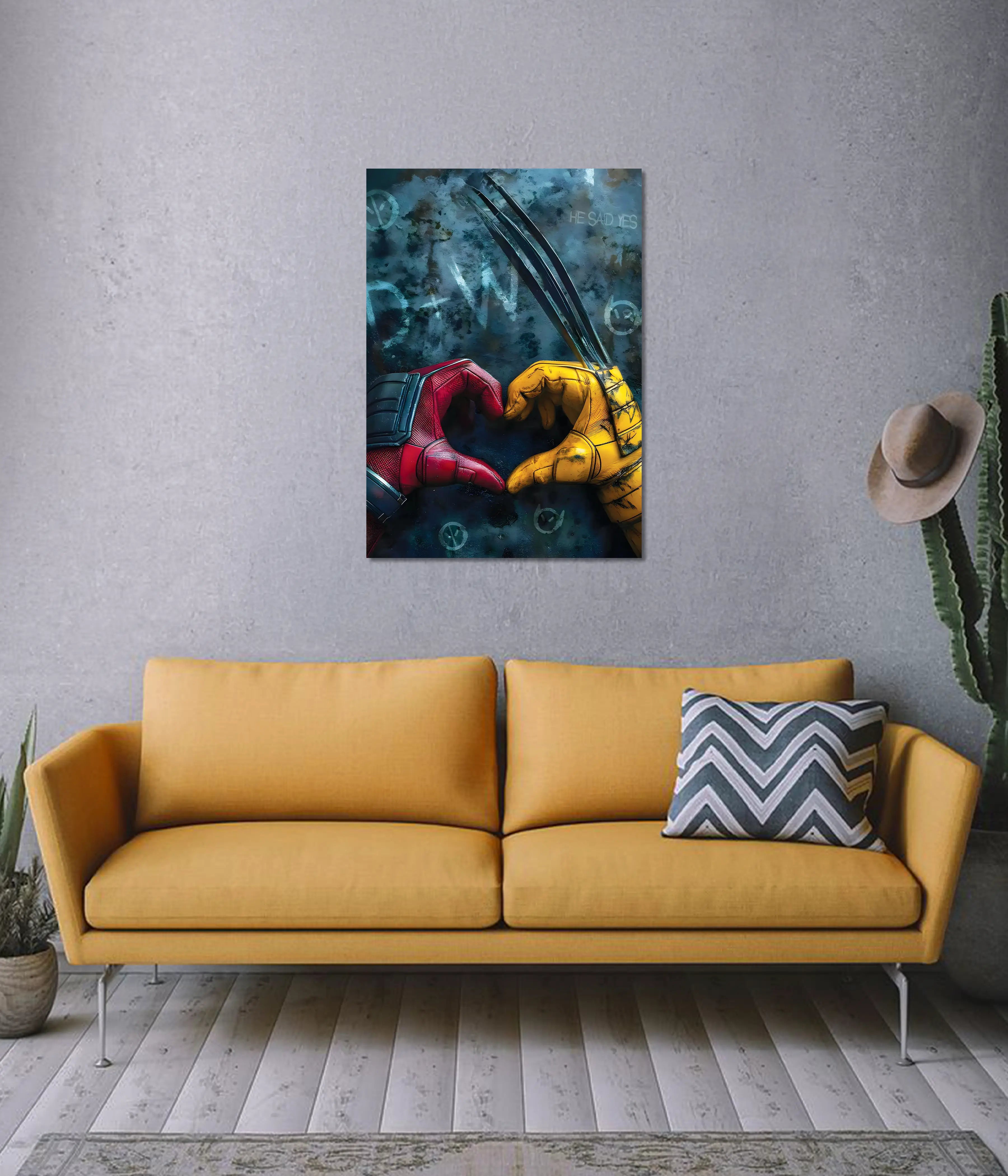 Deadpool × Wolverine Poster – Marvel Superhero Friendship