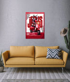 Deadpool on Scooter – Marvel Superhero Wall Poster