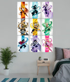 Demon Slayer Hashira 9-Piece Poster Set Main Image - Everanta