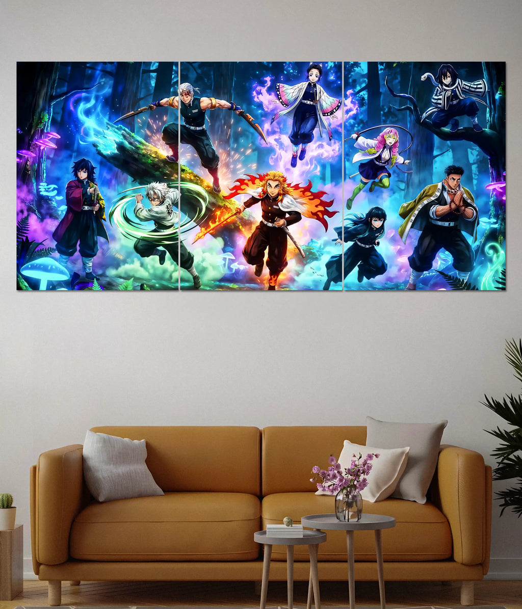 Demon Slayer Hashira Awakening Split Poster