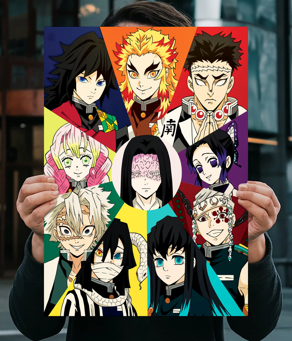Demon Slayer Hashira Squad Wall Poster Main Image - Everanta