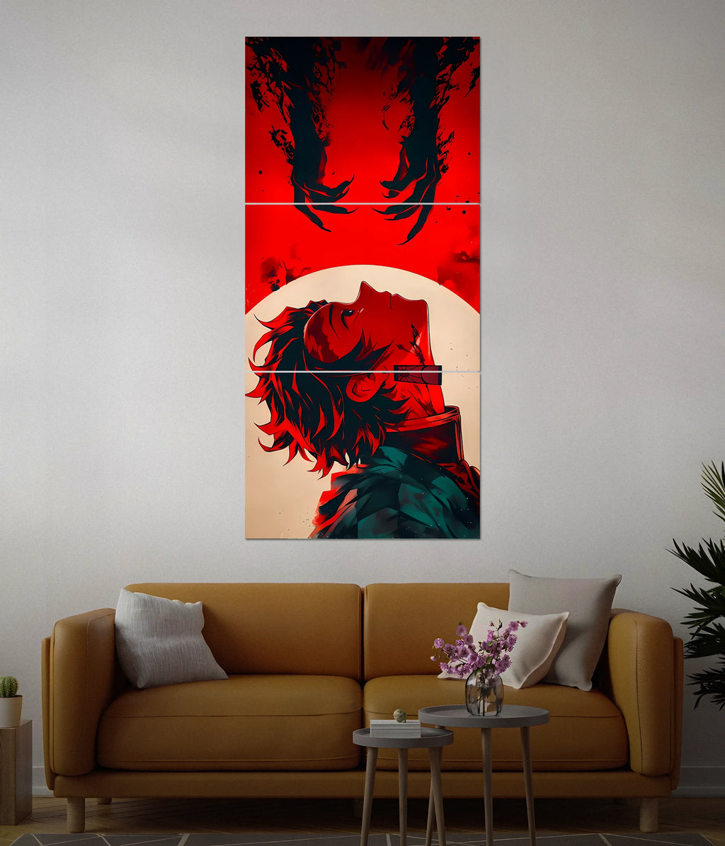 Demon Slayer Rising Spirit – Anime Split Poster