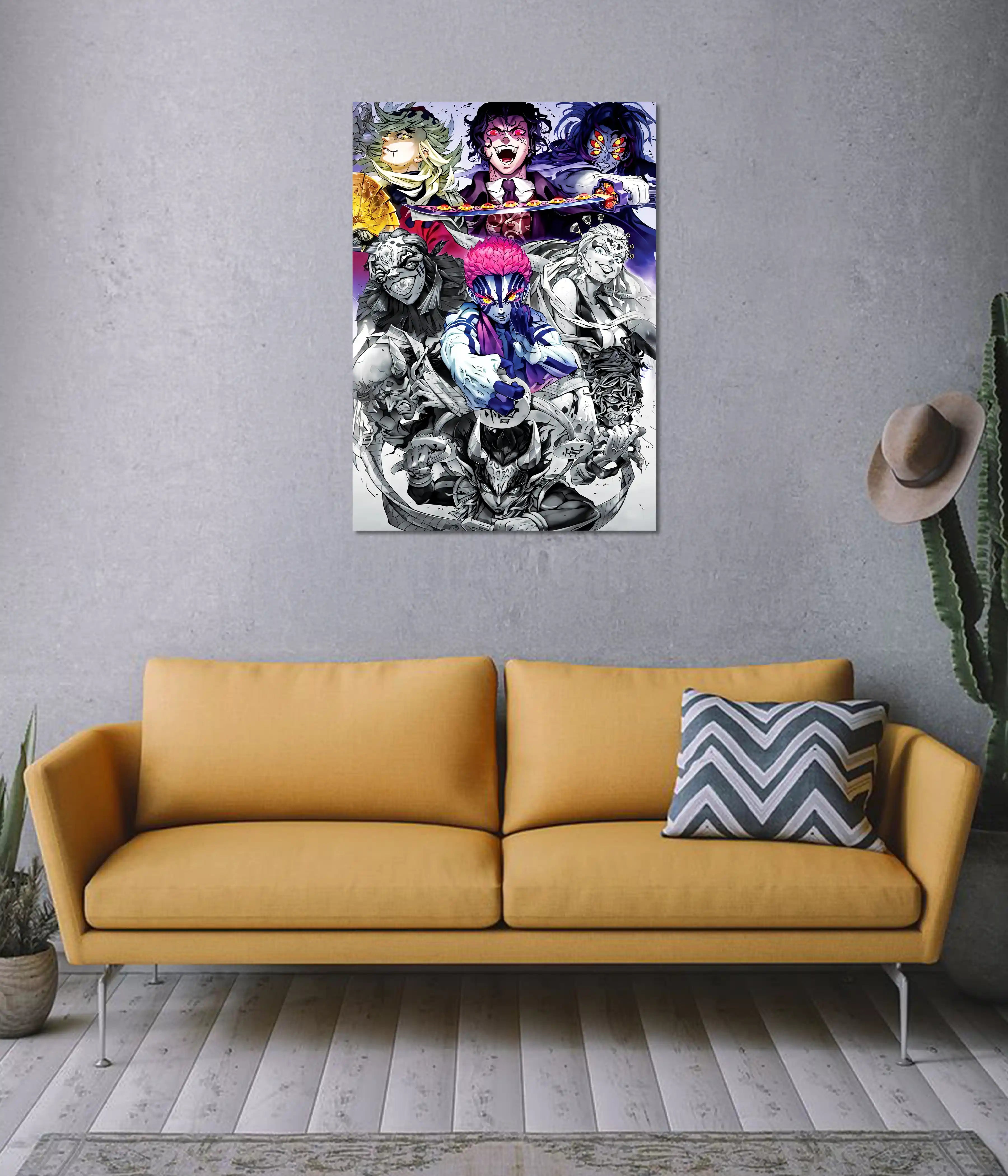 Demon Slayer Upper Moon Villains Poster