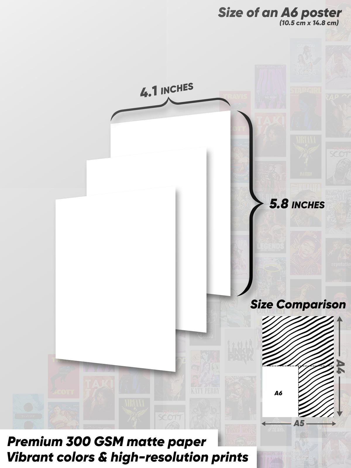 50 Epic Music Card Collage Set