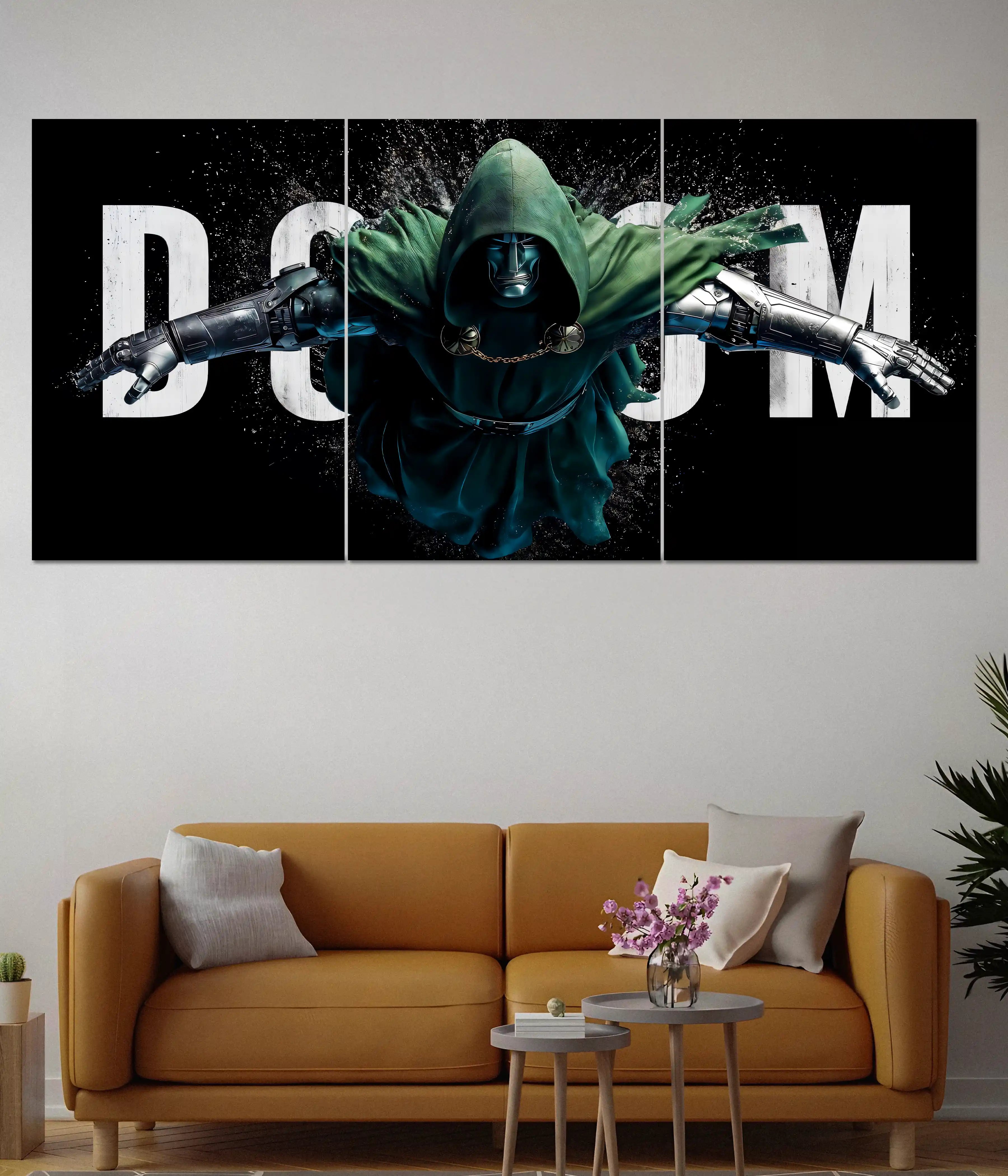 Doctor Doom Power Rise Split Poster