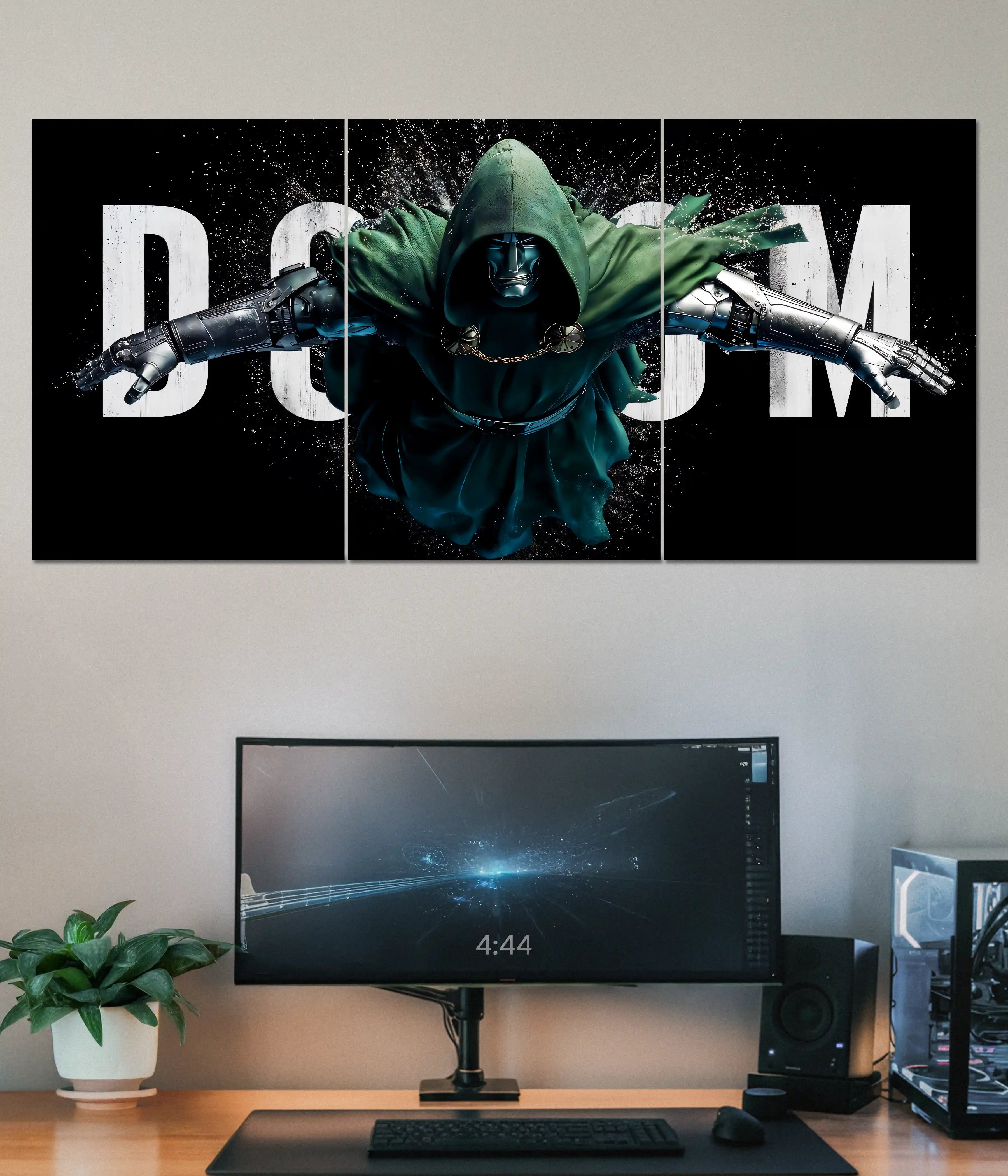 Doctor Doom Power Rise Split Poster Main Image - Everanta