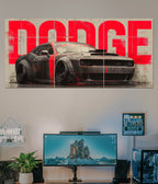 Dodge Muscle Car Split Poster Main Image - Everanta