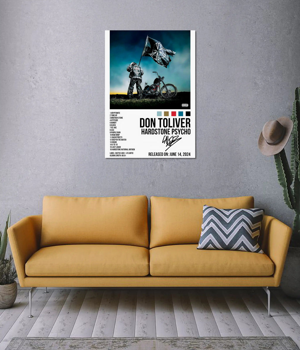 Don Toliver Hardstone Psycho Album Poster