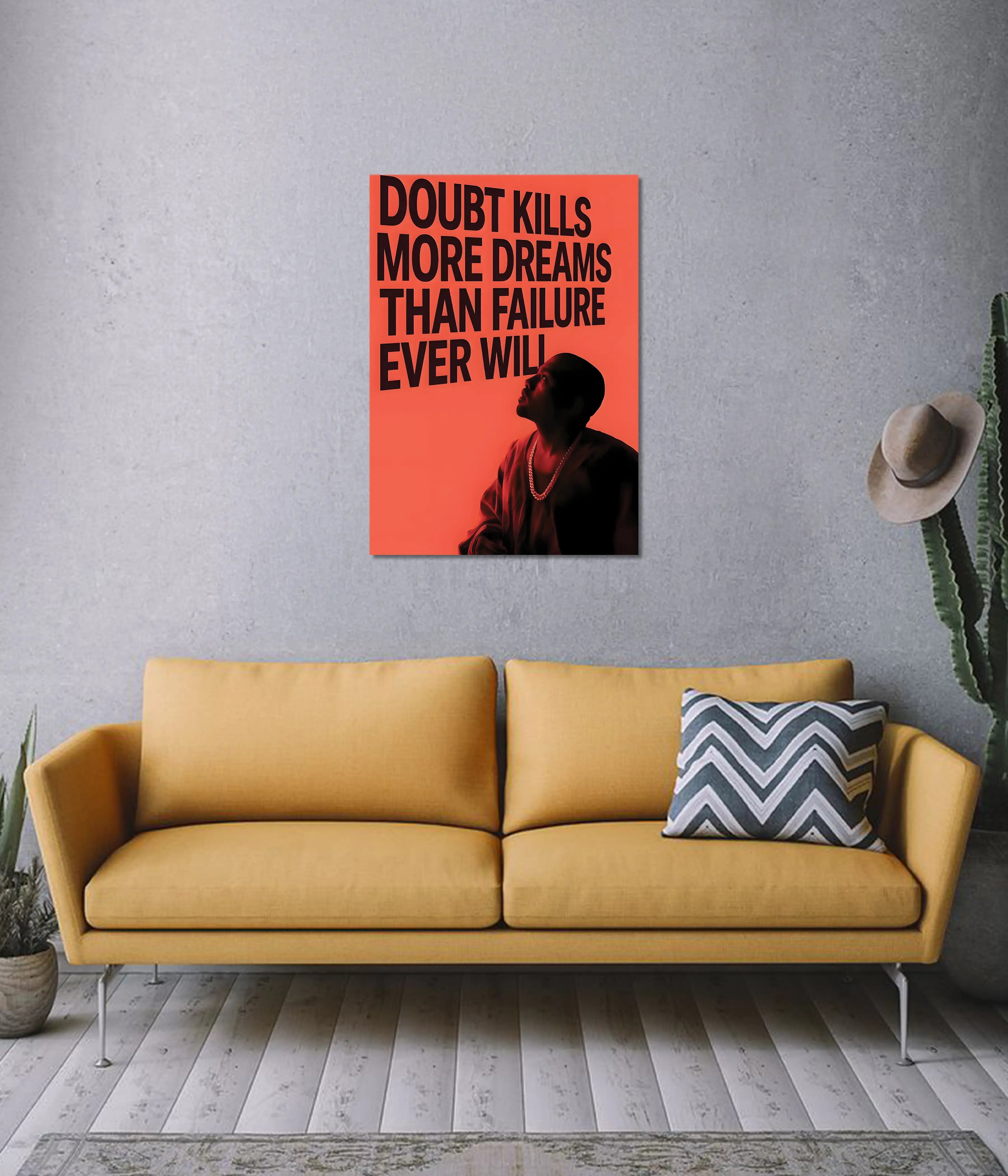 Doubt Kills Dreams – Motivational Wall Poster