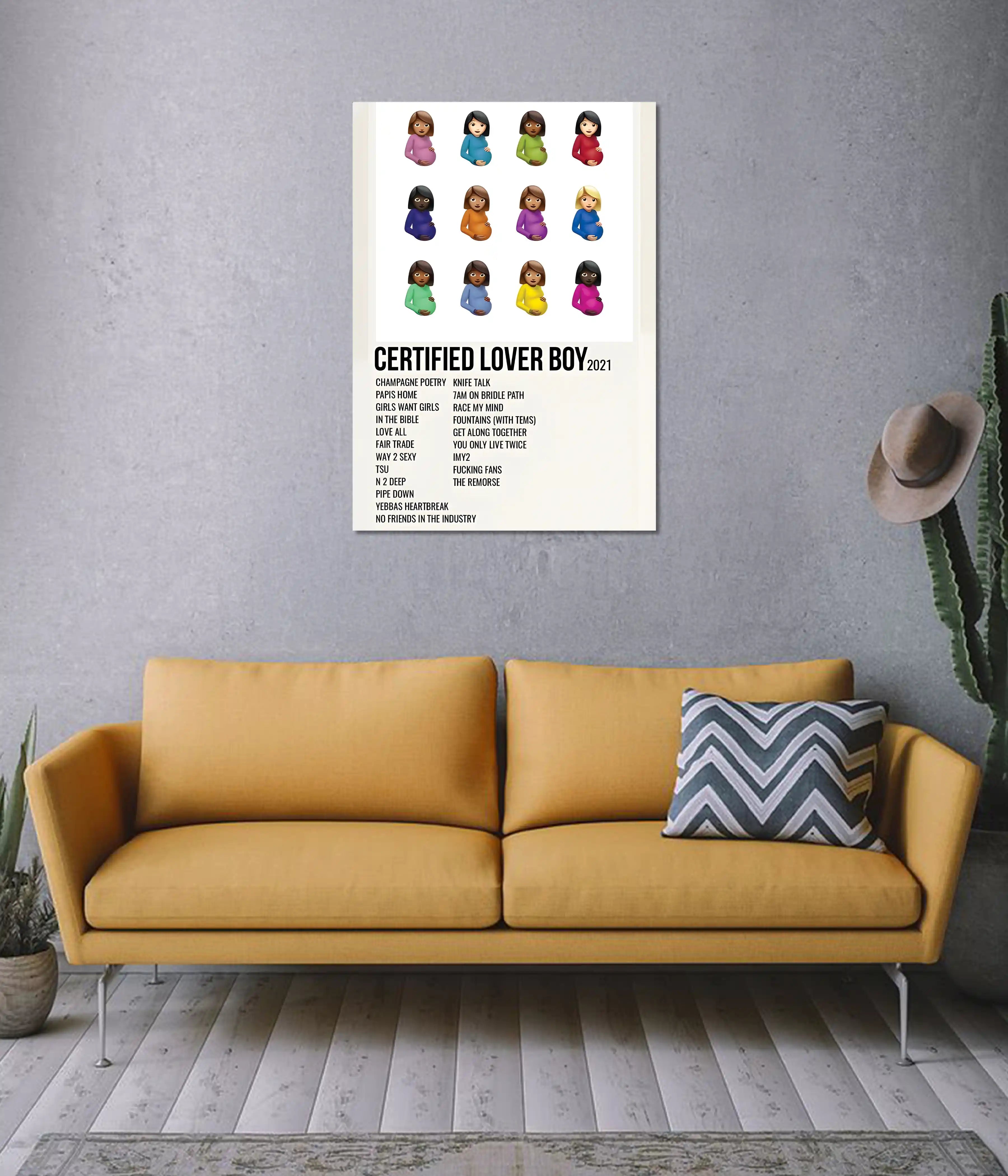 Drake Certified Lover Boy Album Poster