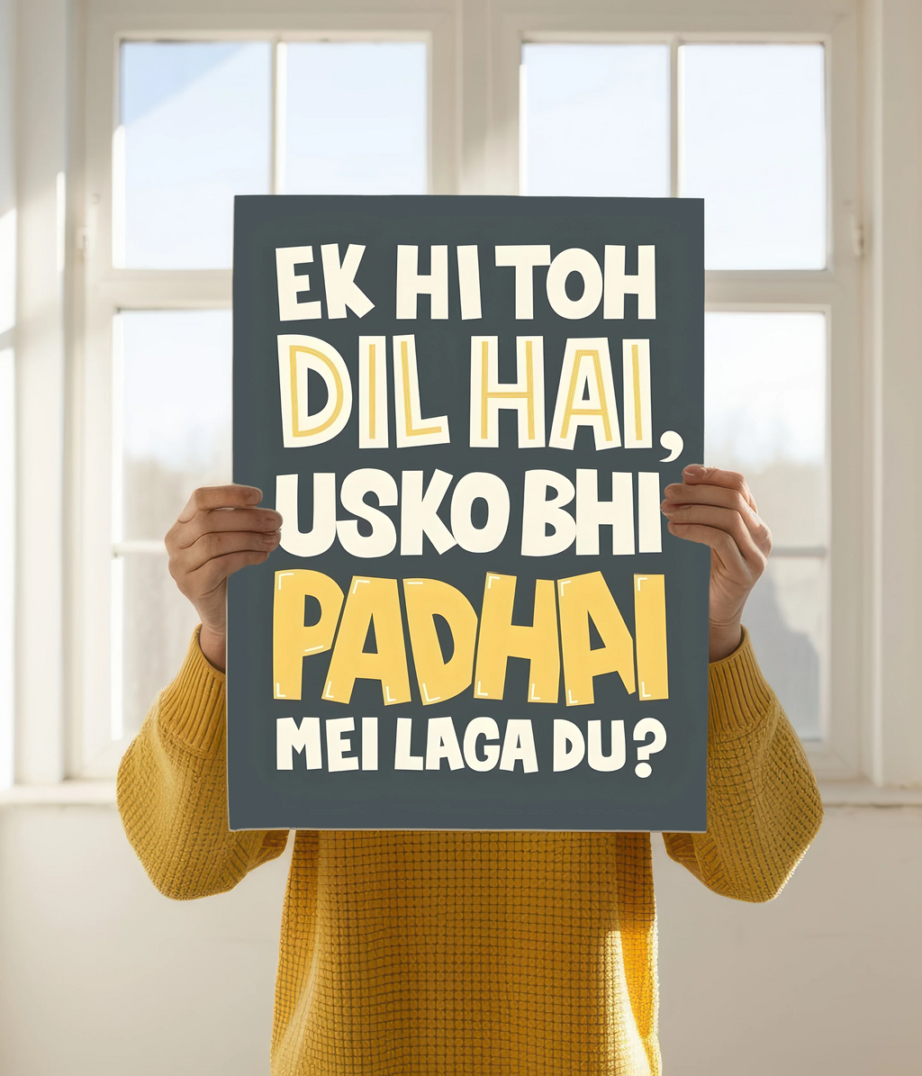 Ek Hi Toh Dil Hai – Funny Desi Poster