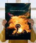 Even 1% Chance, Fight - Courage Devotional Poster Main Image - Everanta