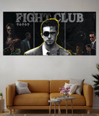 Fight Club Split Poster – Bold Wall Art for Movie Lovers