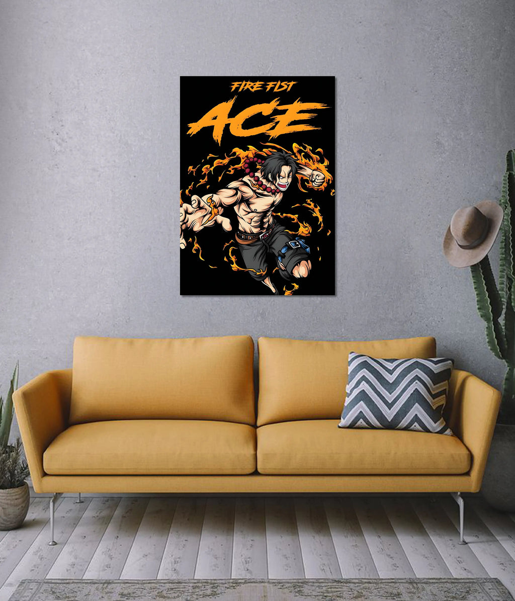 Fire Fist Ace – One Piece Wall Poster
