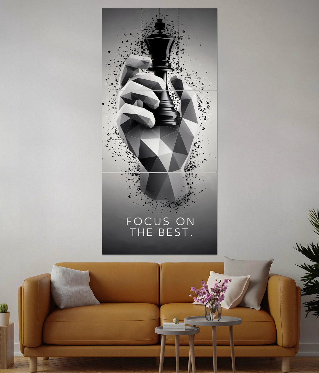 Focus on the Best – Motivational Split Poster