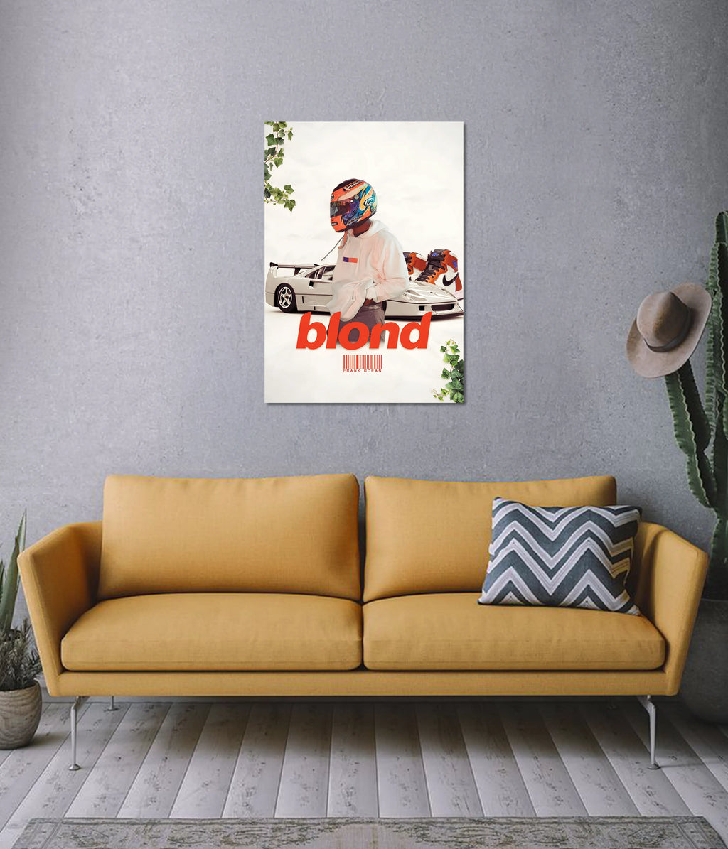 Frank Ocean – Blond Wall Poster