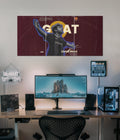 GOAT Messi – Legendary Split Wall Poster - Everanta