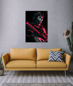 Ghost Operator Poster – Call of Duty Neon Gaming