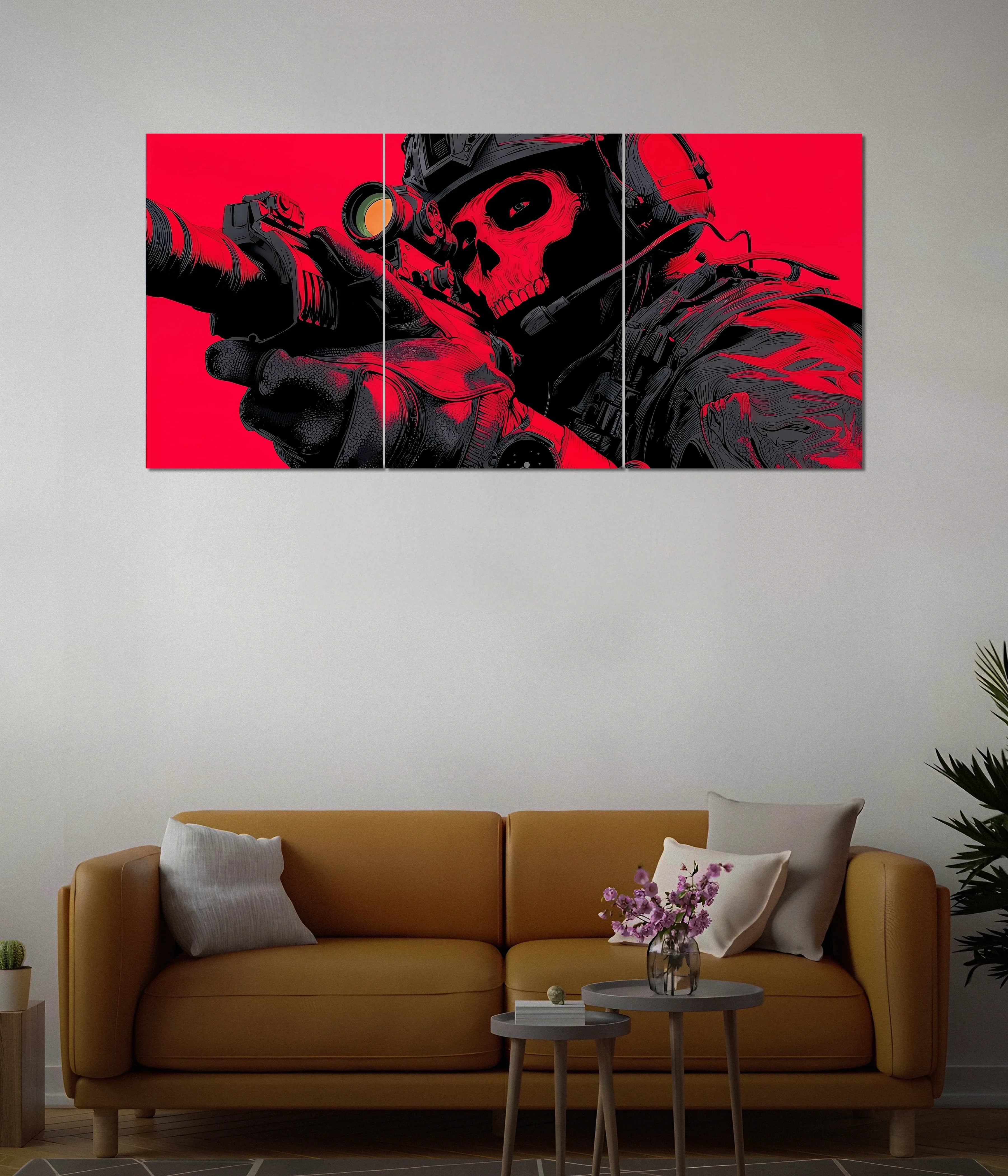 Ghost Sniper – Red Skull Gaming Split Poster