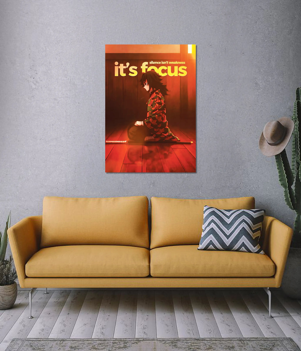 Giyu Tomioka “It’s Focus” – Demon Slayer Poster