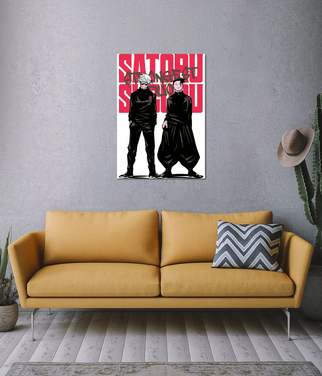 Gojo & Geto Strongest Duo Wall Poster