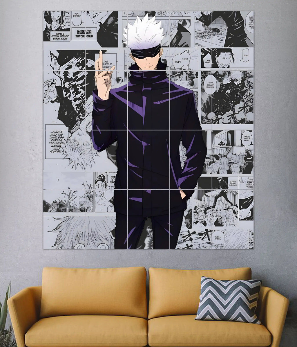 Gojo Satoru Infinity 20-Piece Split Poster