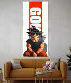Goku Limit Breaker – Dragon Ball Z Split Poster
