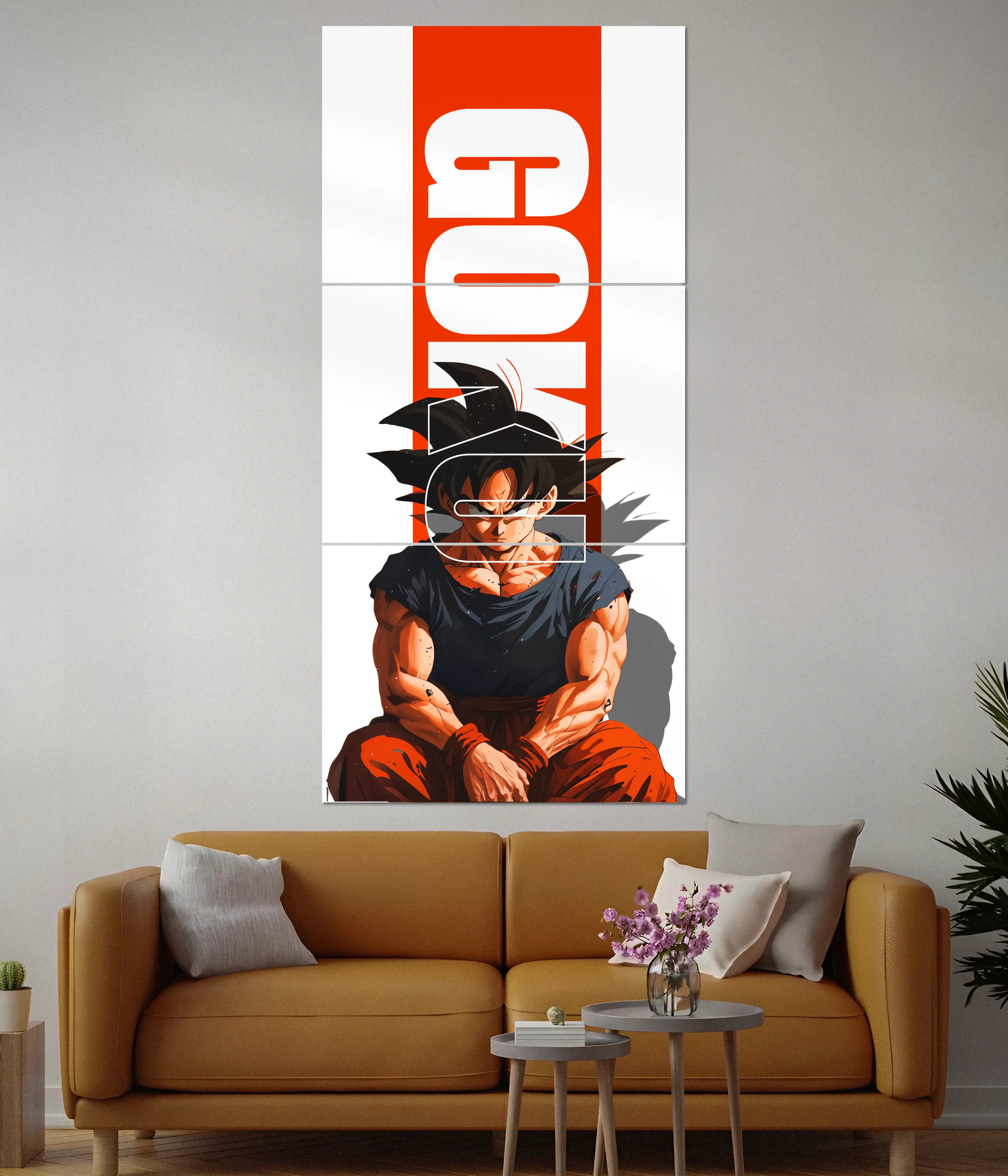 Goku Limit Breaker – Dragon Ball Z Split Poster