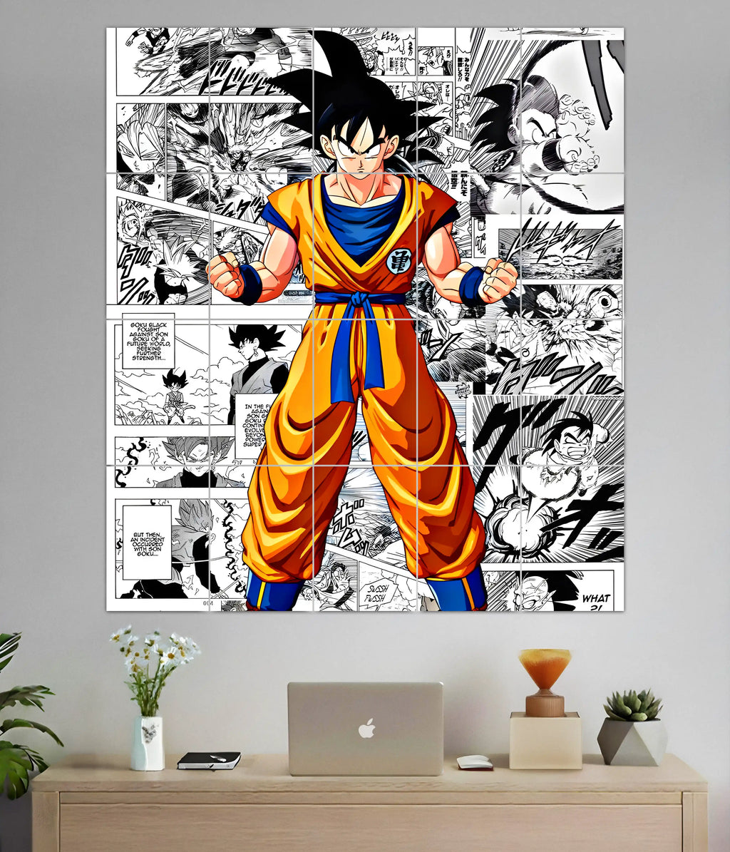 Goku Power Awakening 20-Piece Split Poster Main Image - Everanta