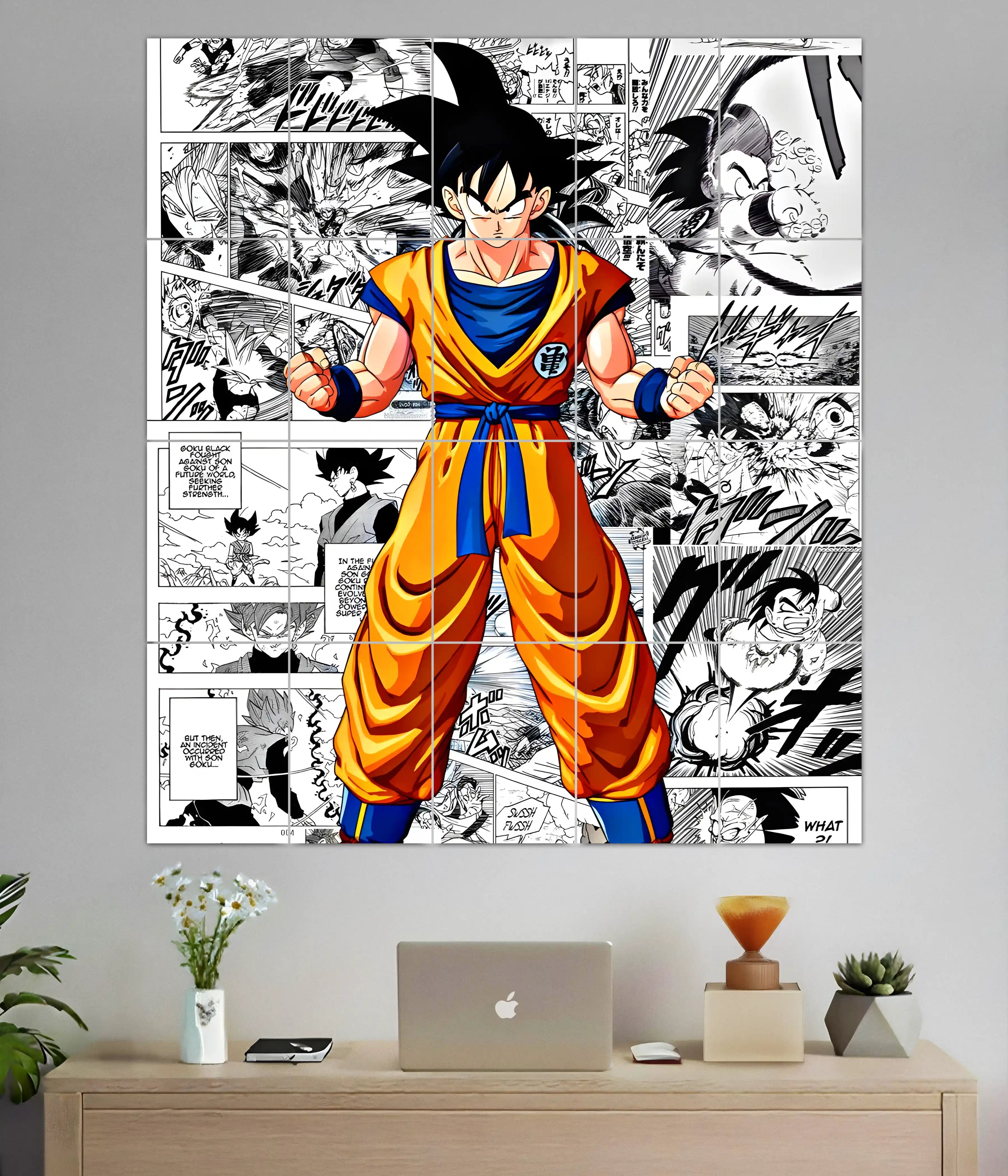 Goku Power Awakening 20-Piece Split Poster Main Image - Everanta