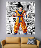 Goku Power Awakening 20-Piece Split Poster