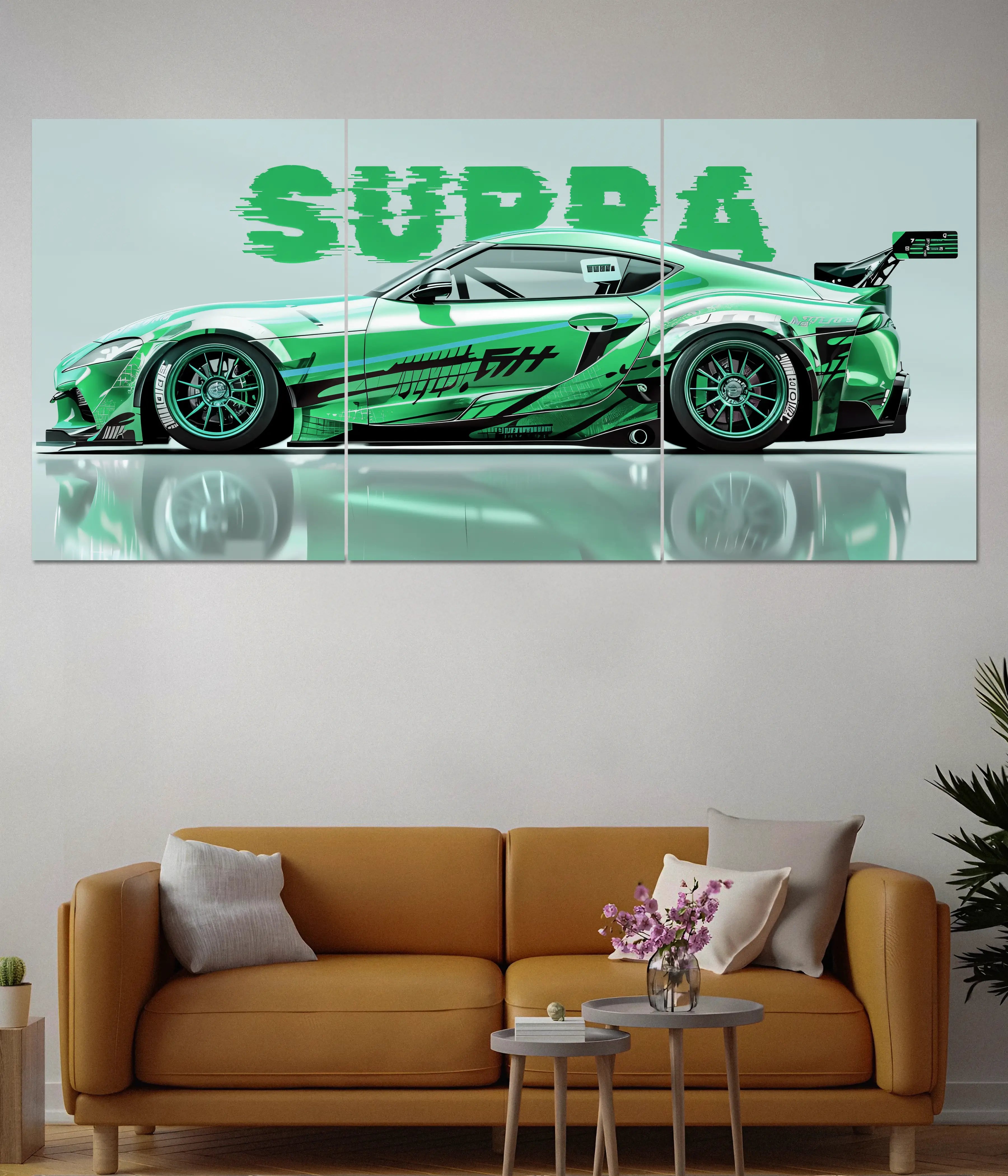 Green Supra Split Wall Poster