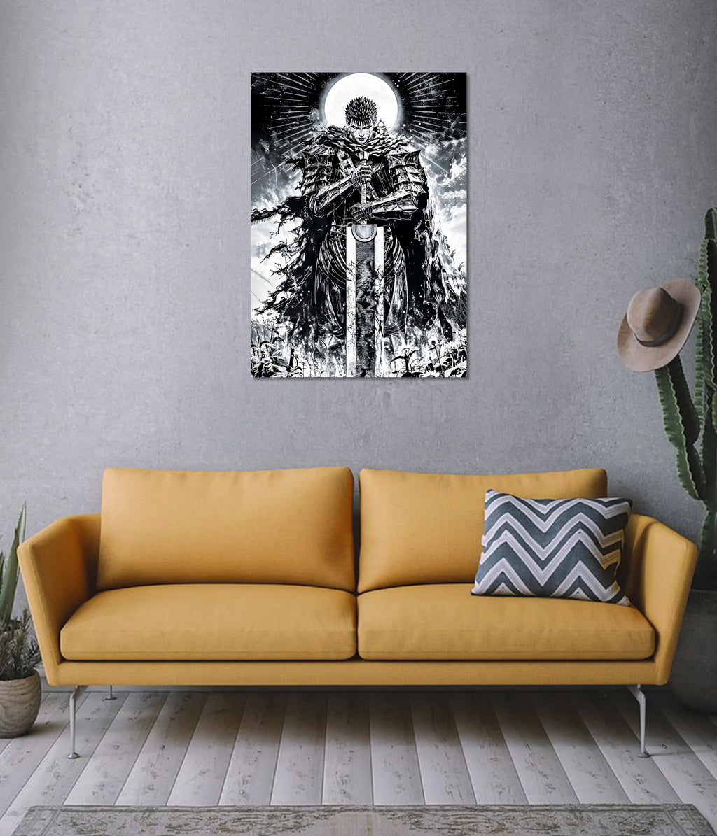 Guts Berserker Moonlight Anime Wall Poster
