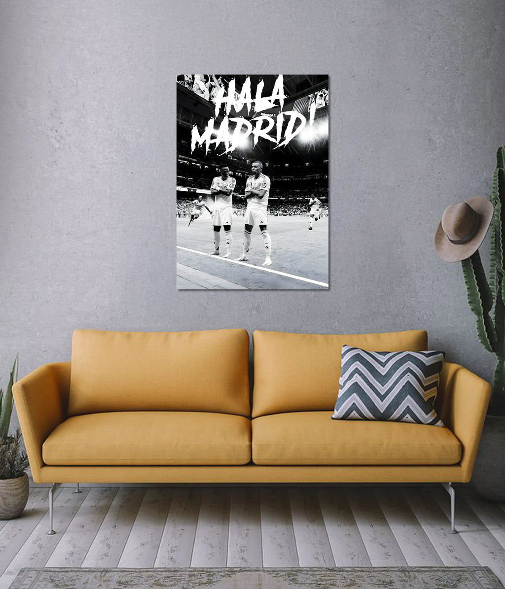 Hala Madrid Celebration Wall Poster