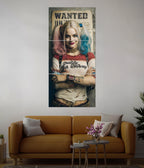 Harley Quinn Wanted Split Poster