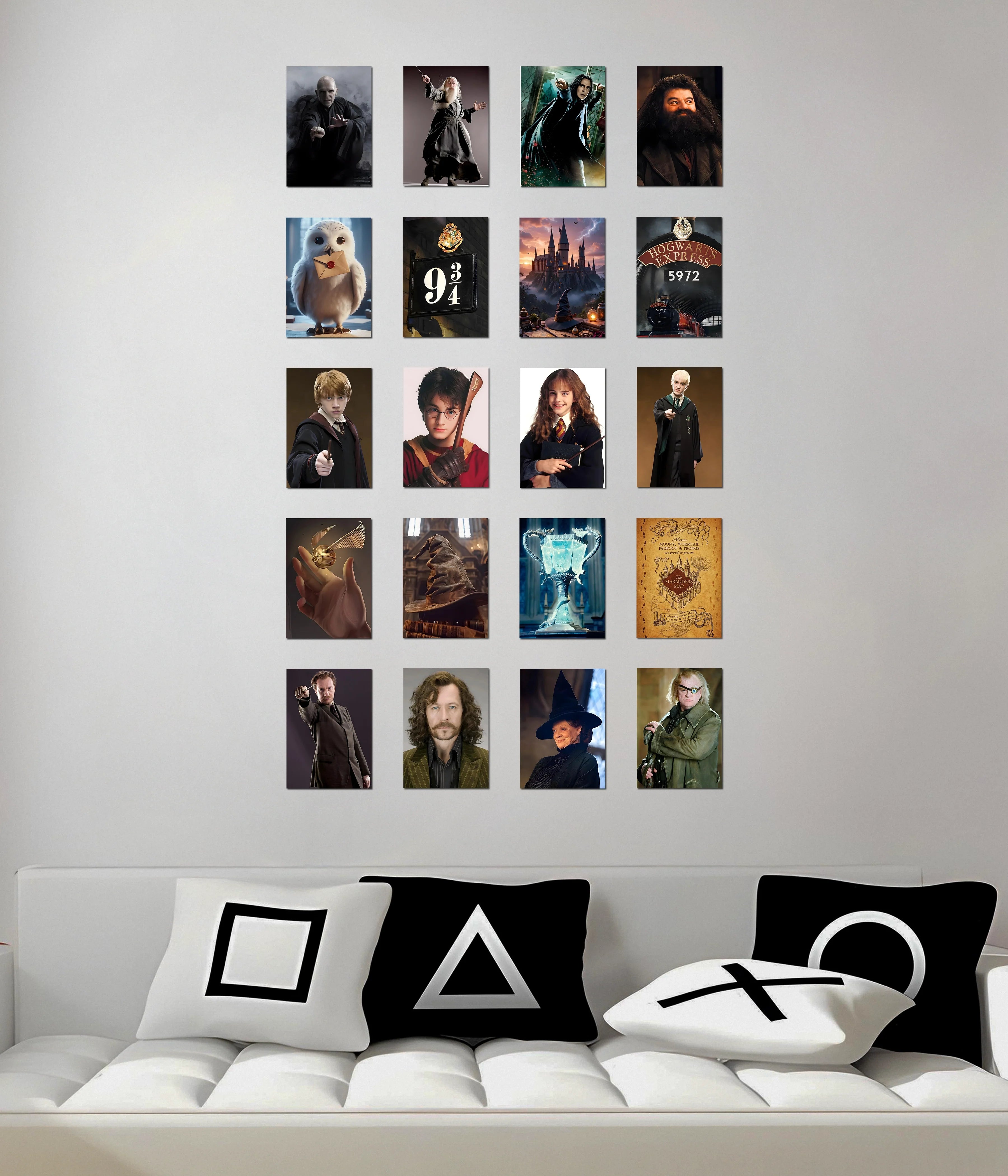 Harry Potter 20 Poster Set — Magical Posters of Hogwarts & Wizards - Everanta