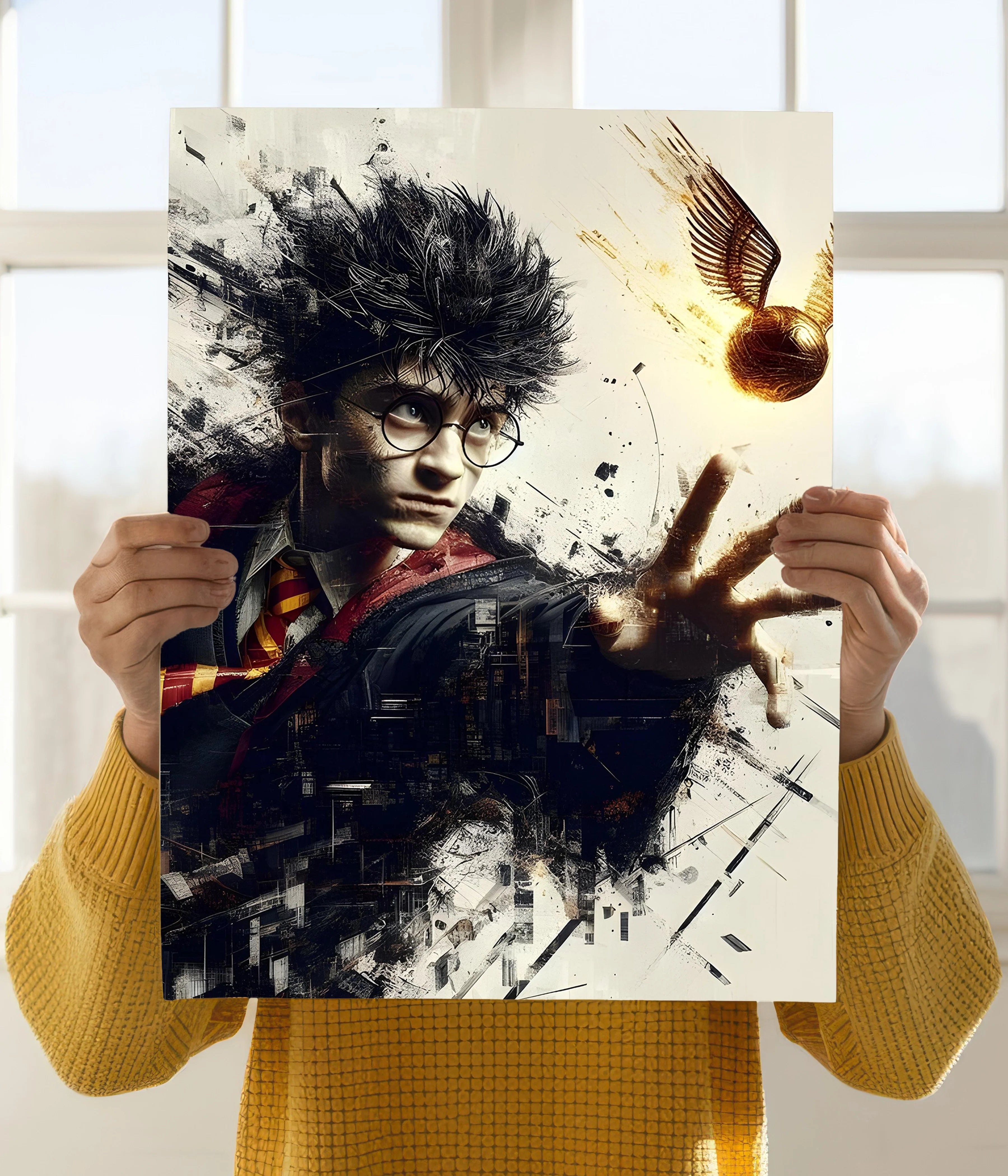 Harry Potter & The Golden Snitch – Magical Wall Poster