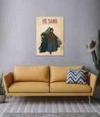 He Sang – Sidhu Moose Wala Punjabi Music Wall Poster