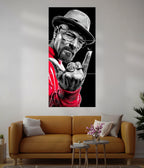 Heisenberg Breaking Bad Vertical Split Wall Poster