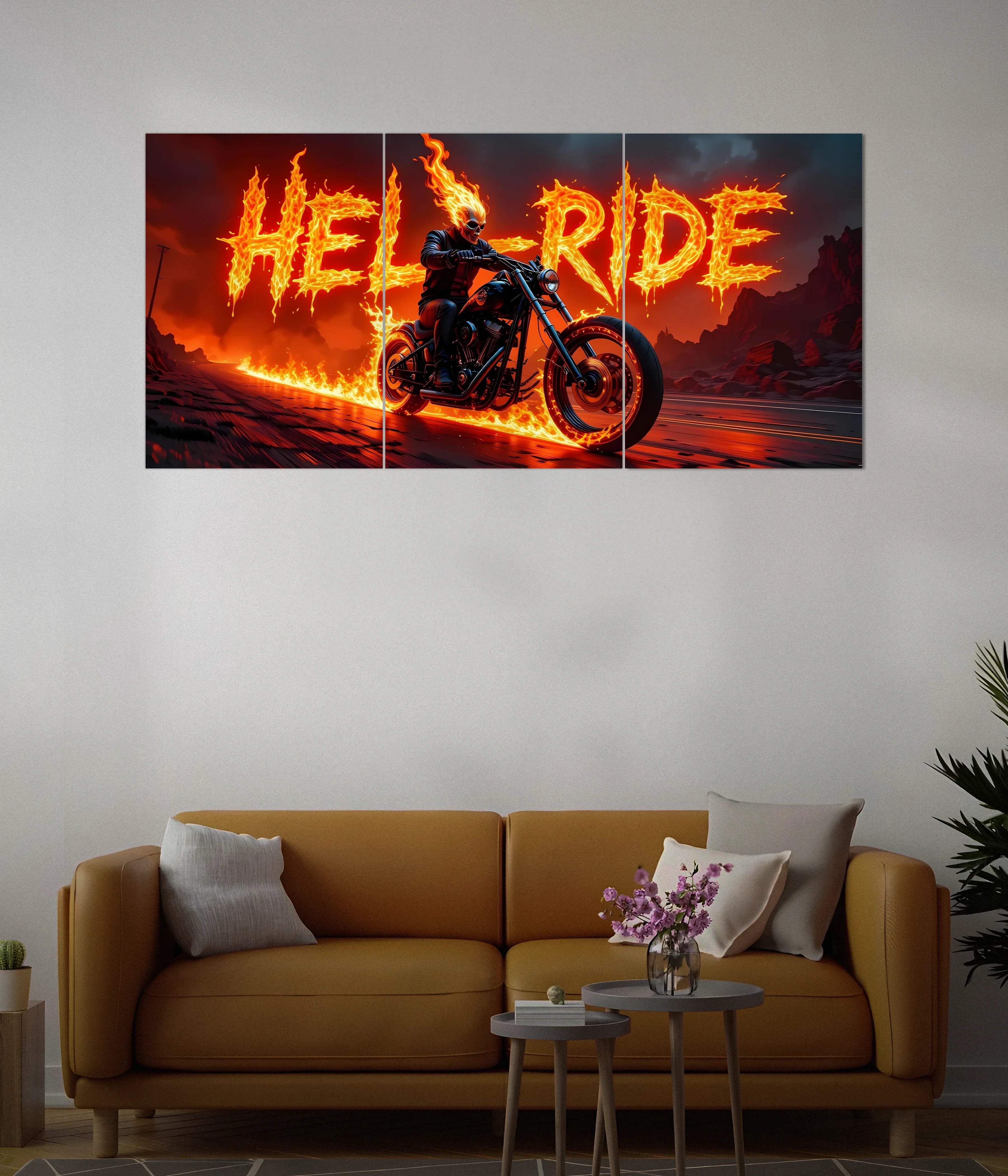 Hell Ride – Ghost Rider Split Wall Poster