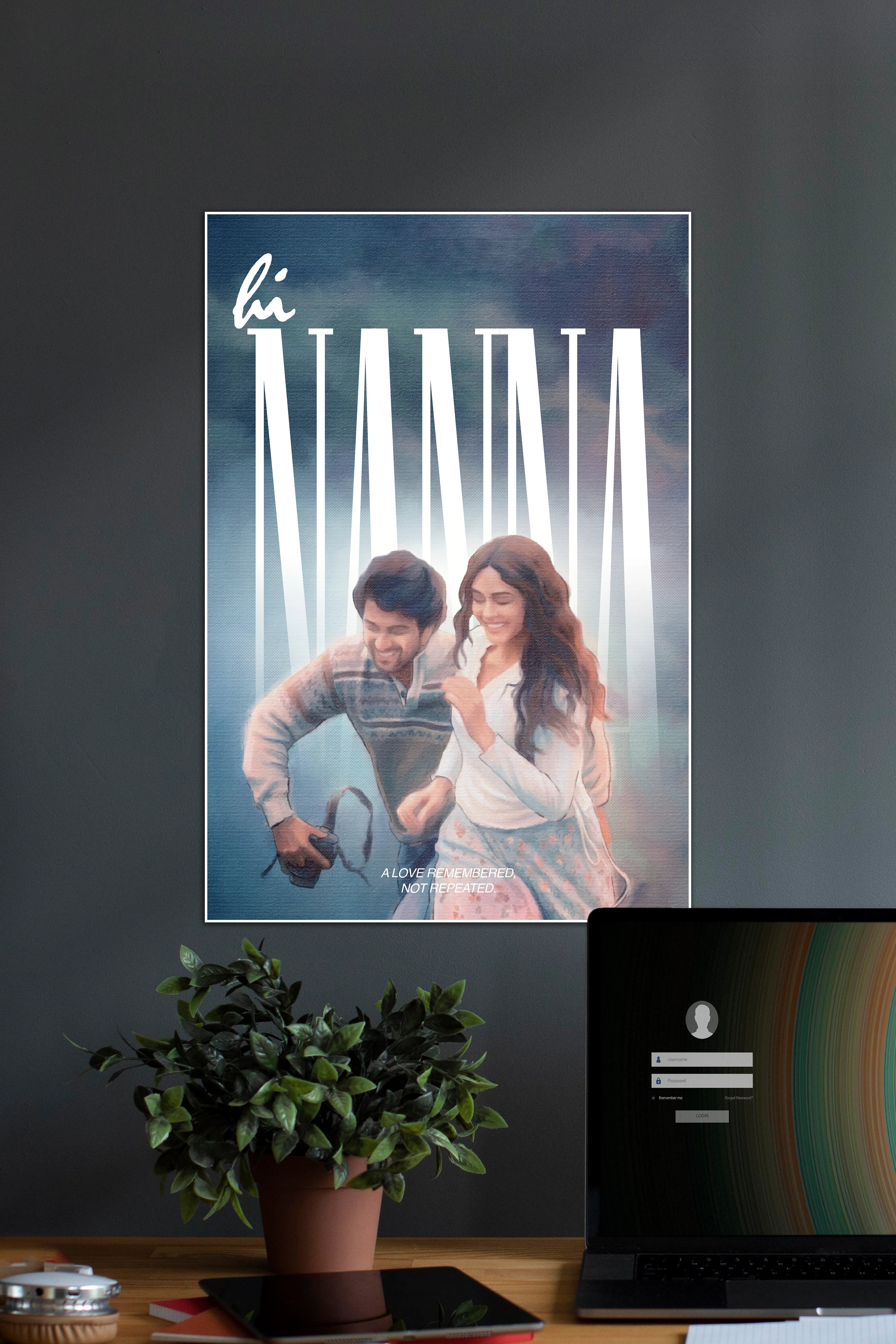 Hi Nanna | A Love Remembered | Emotional Aesthetic | Movie Posters