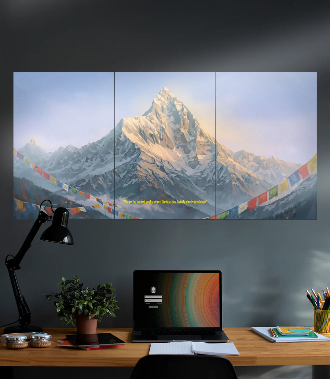 Himalayan Serenity | Machhapuchhre | Devotional | 3 Piece Set