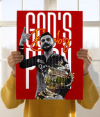 IPL 2025 Victory - Virat Kohli Poster Holding Image - Everanta