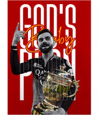 IPL 2025 Victory - Virat Kohli Poster
