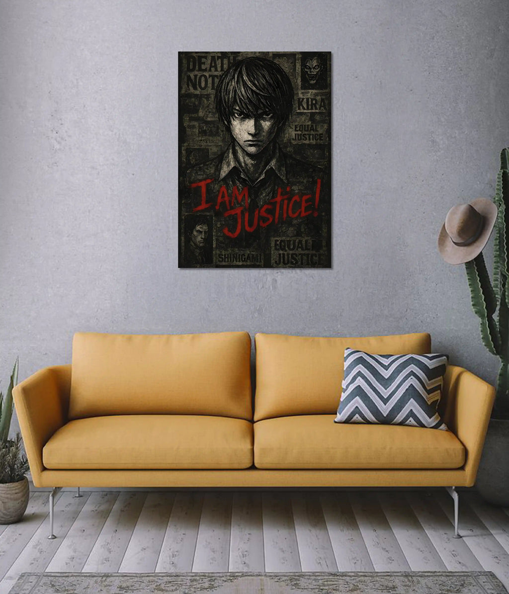 I Am Justice – Kira Death Note Poster