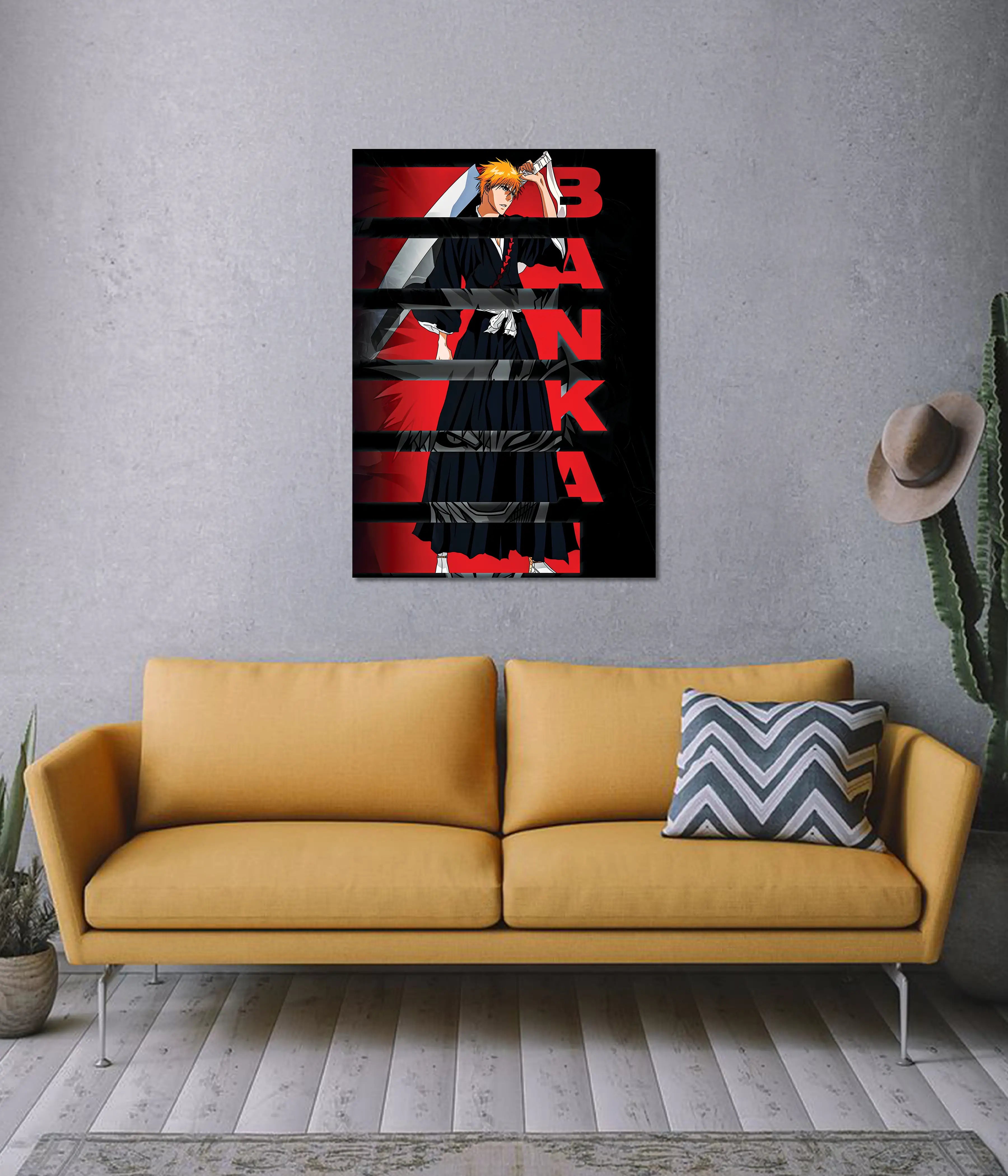 Ichigo Kurosaki Bankai – Bleach Wall Poster