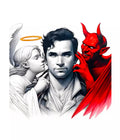 Inner Conflict – Angel & Devil Concept Poster Main Image - Everanta