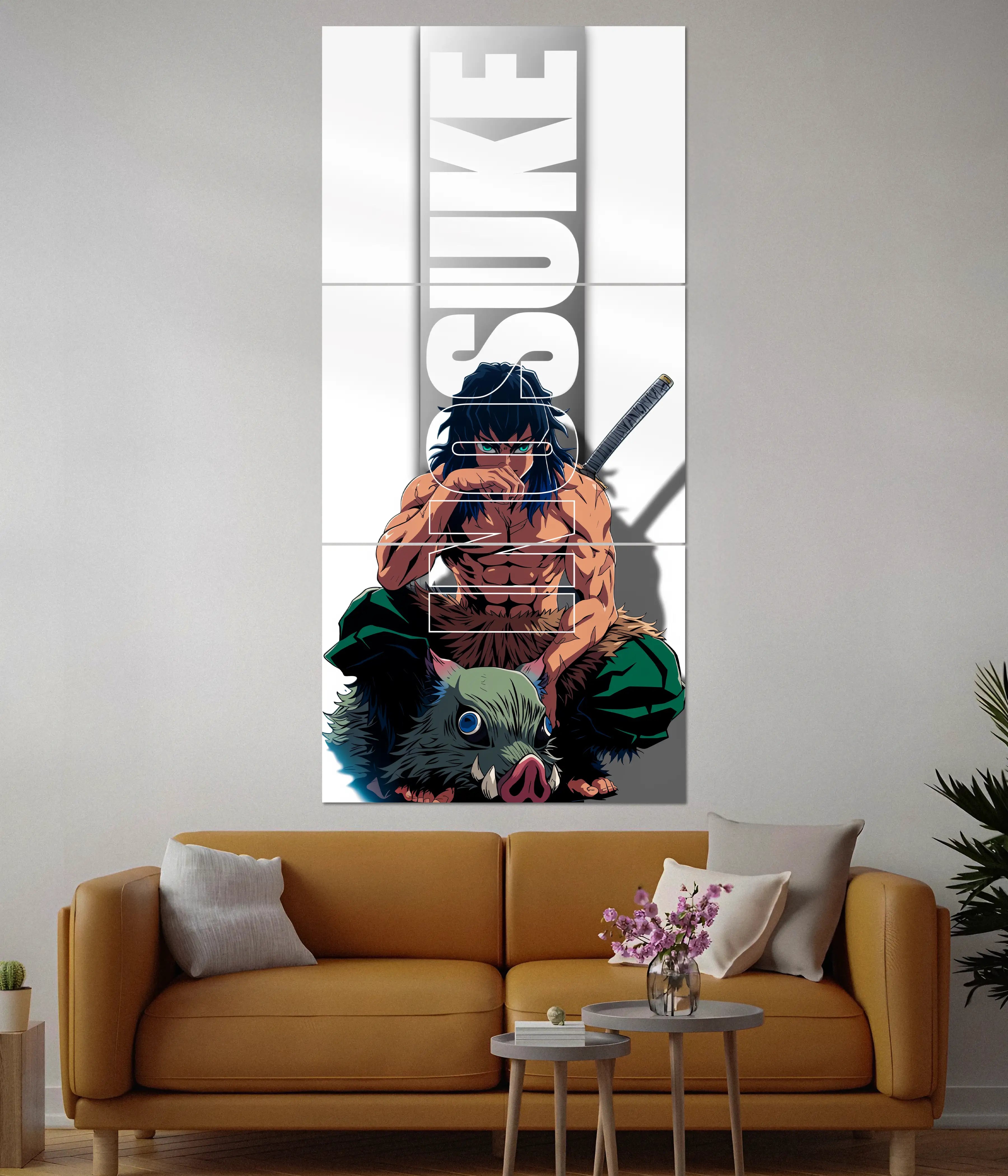 Inosuke Hashibira Split Poster
