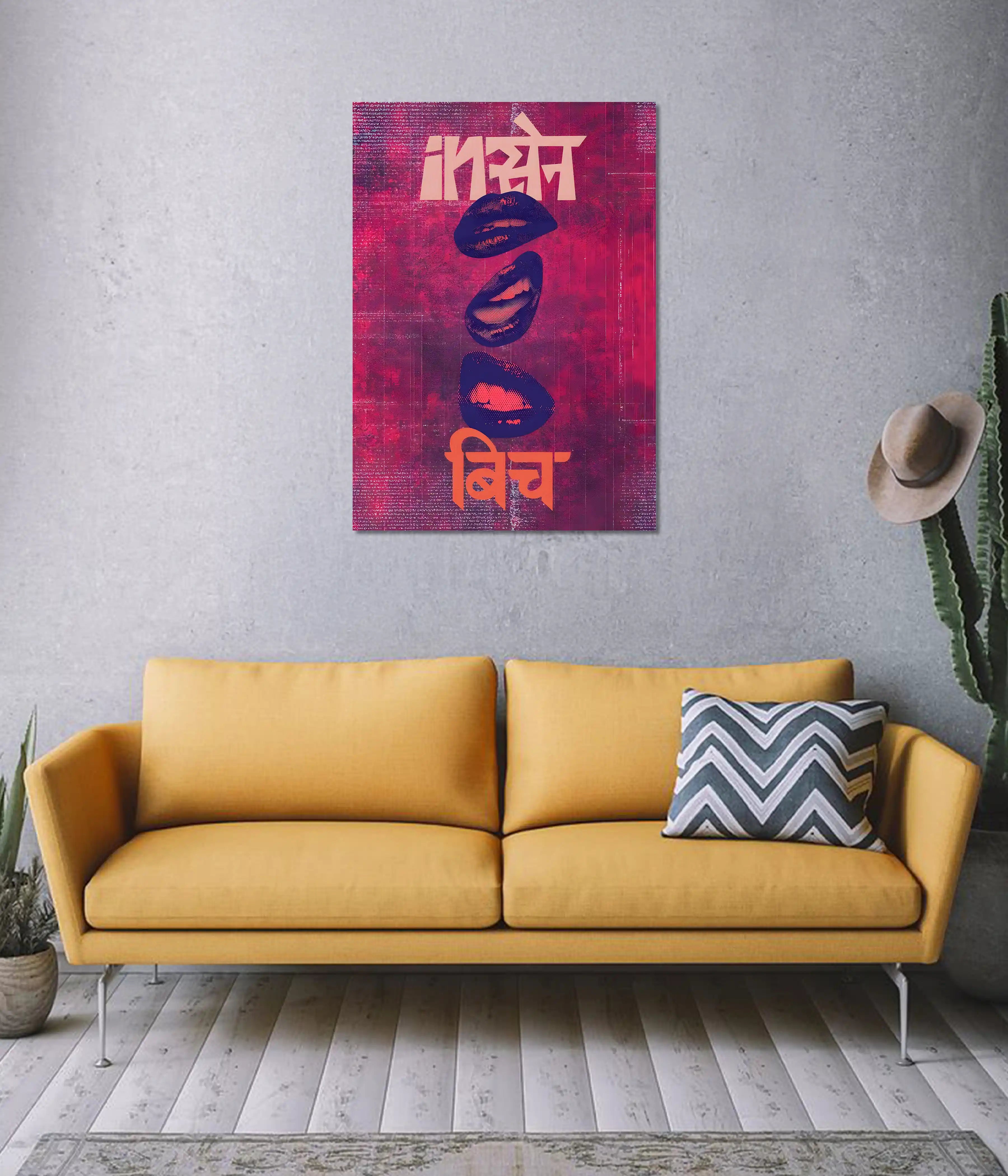 Insane Vibe – Bold Aesthetic Wall Poster