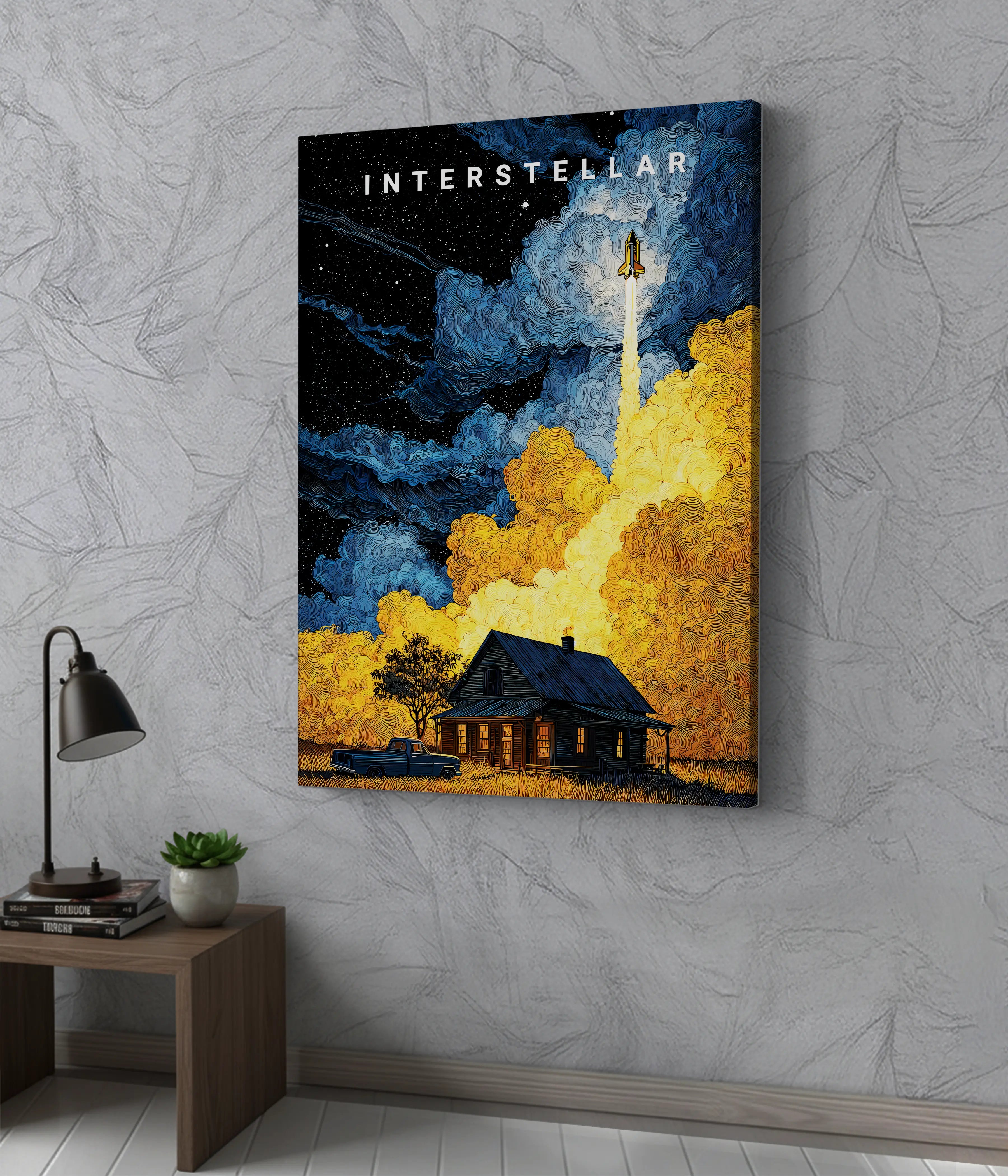 Interstellar: Journey Beyond the Stars Canvas Print
